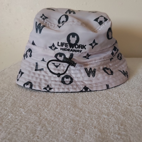 Lifework Bucket Hat Urban Hybrid Unisex Greyish White, Black OS Pre-Owned - Picture 5 of 7
